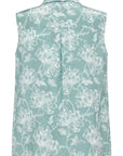 YAYING Green Printed Sleeveless Top