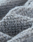 YAYING Grey Textured Midi Dress