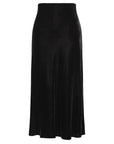 EP YAYING Blue Label Mulberry Silk Velvet Fishtail Skirt
