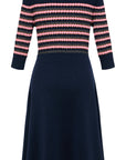 YAYING Striped Knit Dress