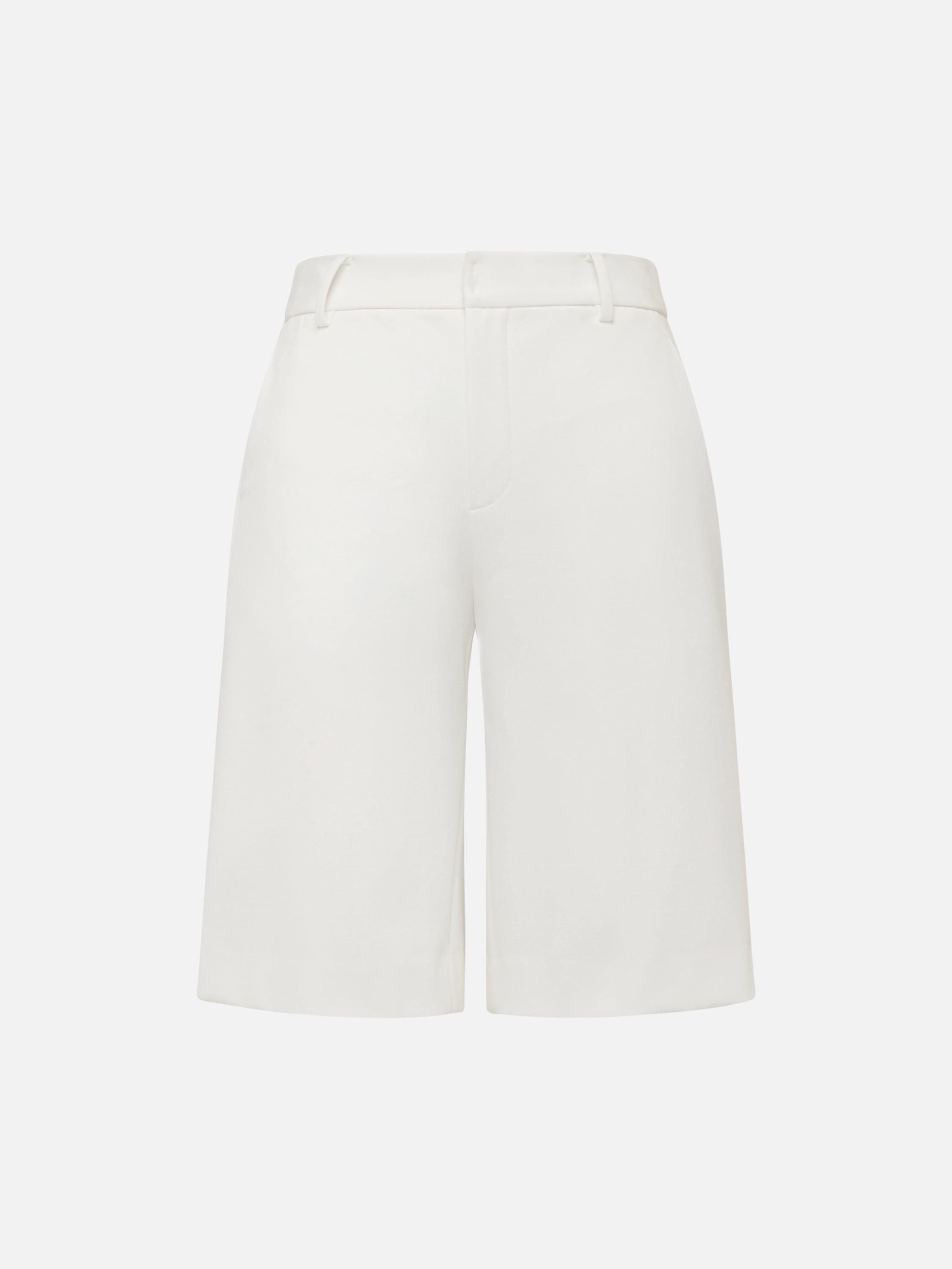 EP YAYING High-Waisted Straight-Leg Shorts