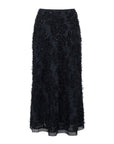 EP YAYING Silk-Lined Sequin Textured Skirt