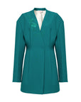 YAYING Teal Tailored Blazer