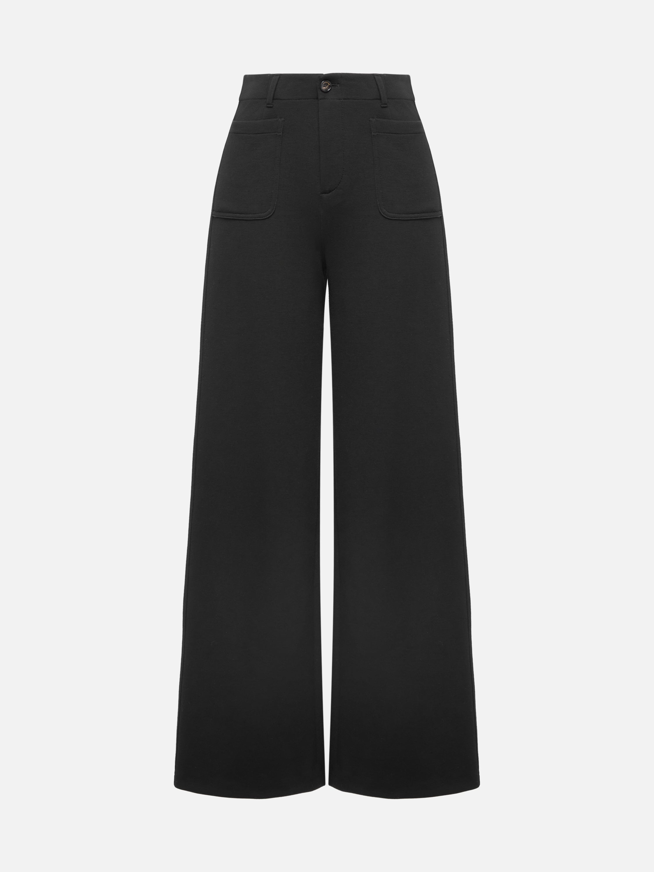 EP YAYING Black Straight Leg Pants