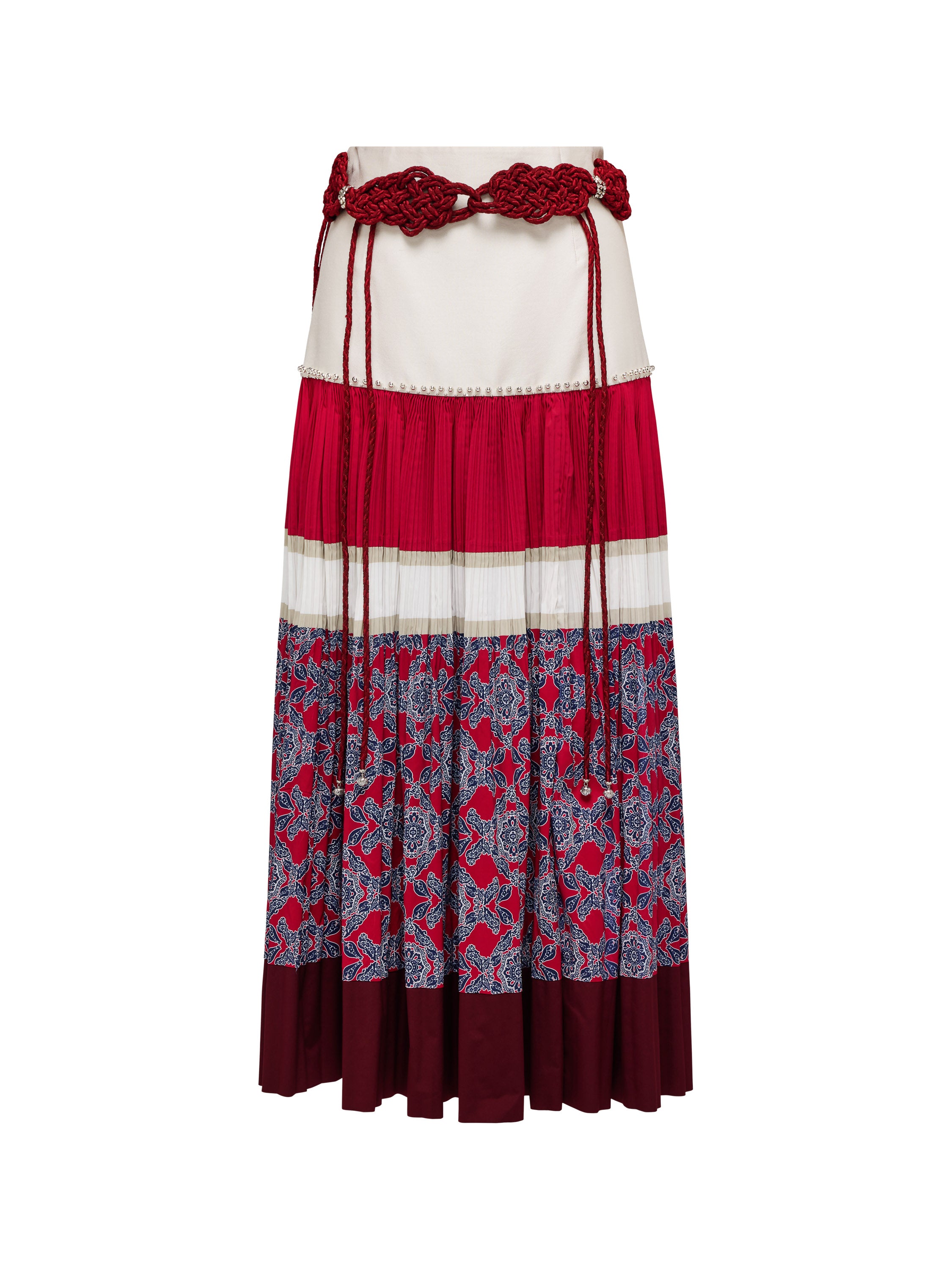 EP YAYING Red Tweed Fabric Set