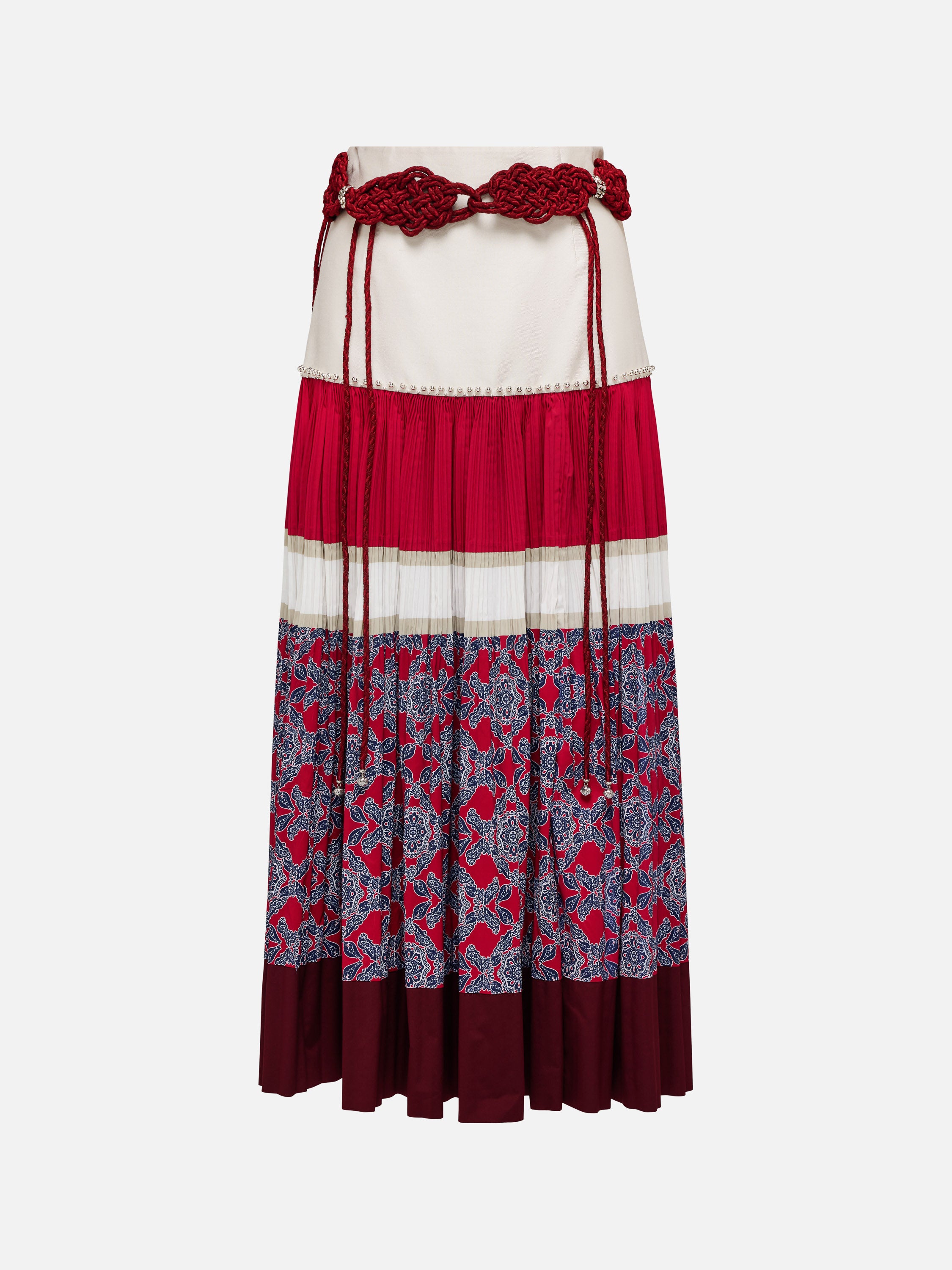 EP YAYING Red Tweed Fabric Set