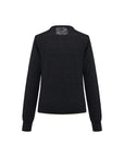 EP YAYING Layered Collar Two-Piece Wool Top
