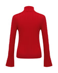 EP YAYING Red Knit Sweater