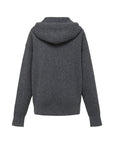 EP YAYING Metallic Thread Cashmere Hooded