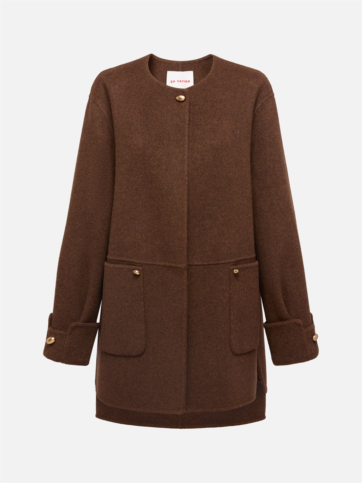 EP YAYING Double-Sided Wool Coat