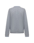 EP YAYING Wool-Cashmere Quiet Luxury Round-Neck Long-Sleeve Jacket