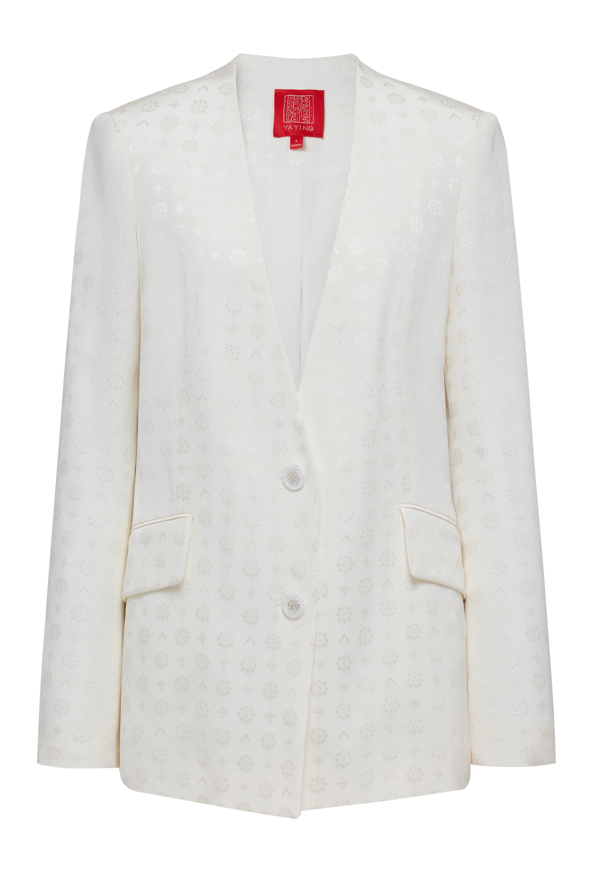 YAYING White Structured Blazer