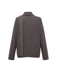 EP YAYING Heather Colorful-Dot Bow Cashmere Knit Top