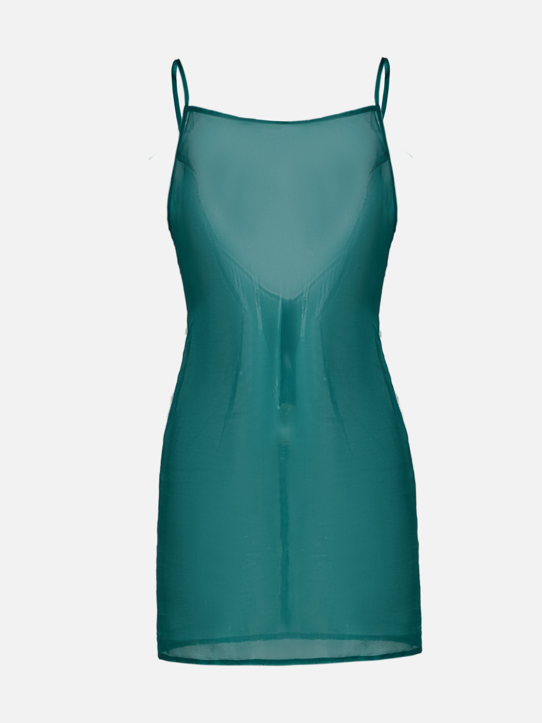 EP YAYING Teal Lace Sleeveless Dress