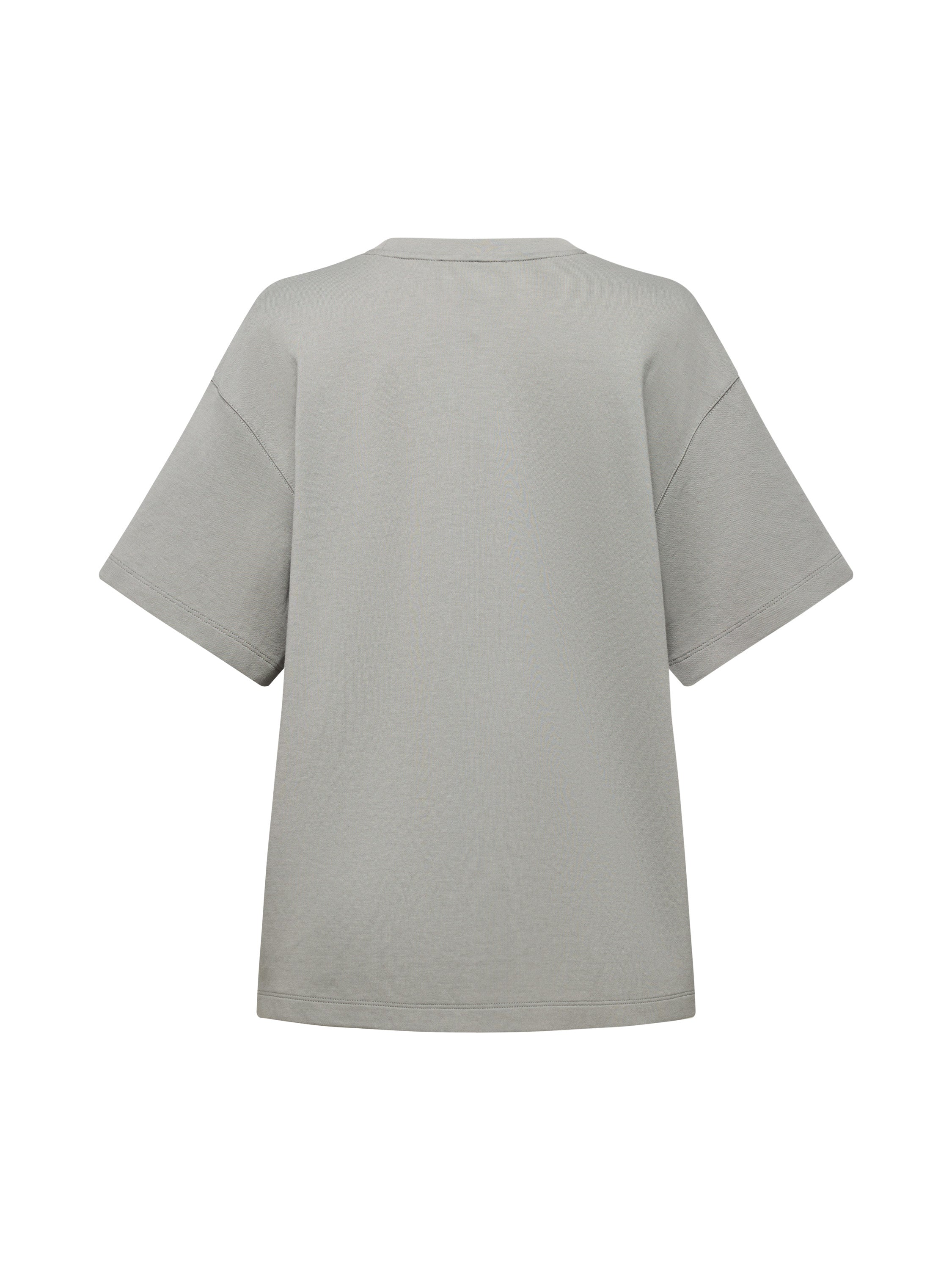 EP YAYING Stretch Comfortable Embroidered Short Sleeve Top