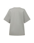 EP YAYING Stretch Comfortable Embroidered Short Sleeve Top