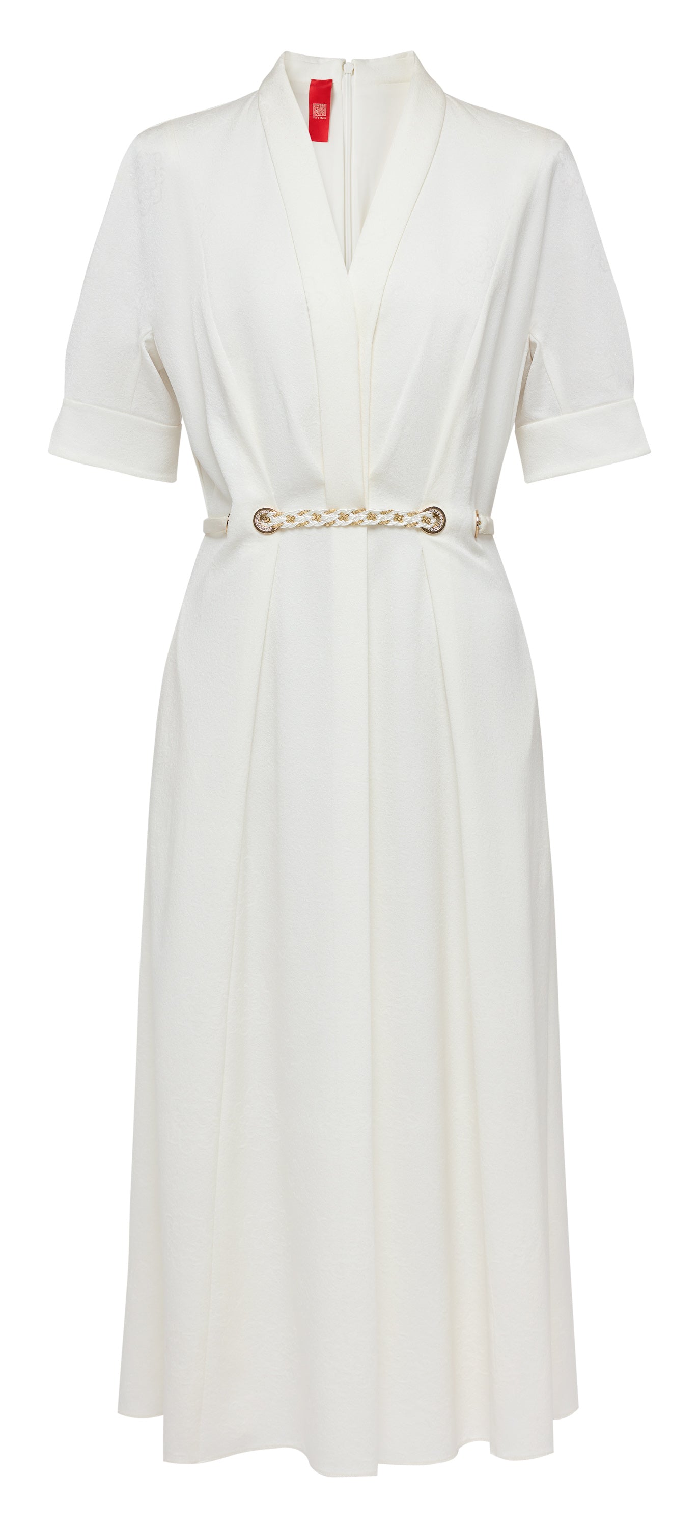 YAYING White Midi Dress