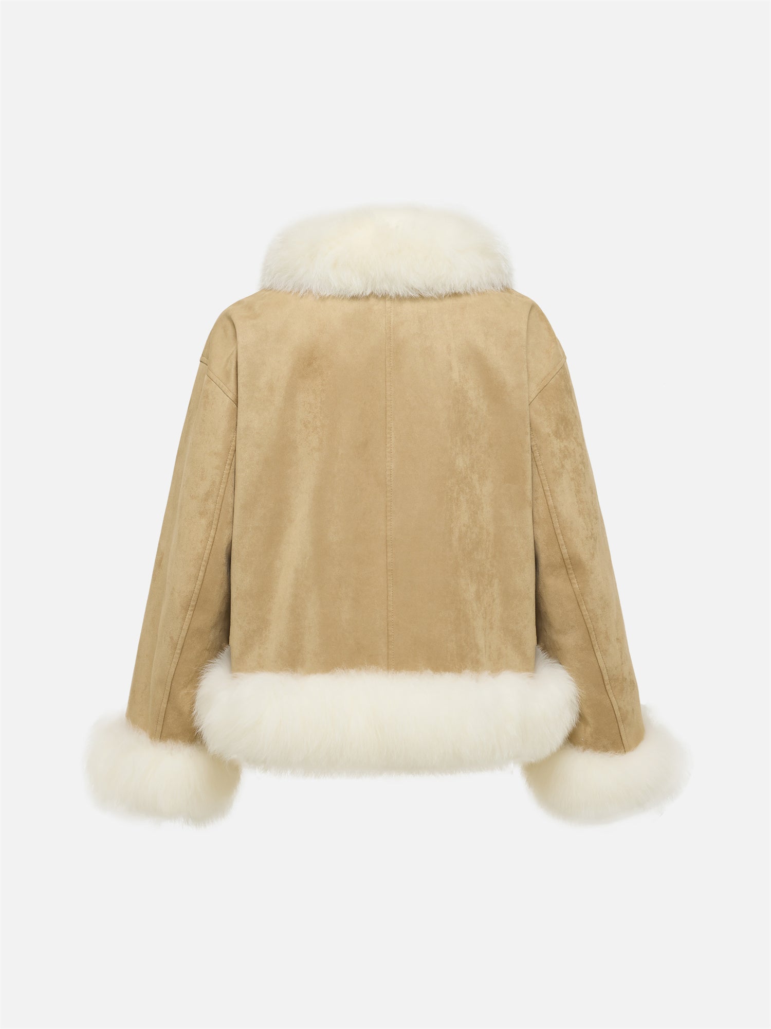 EP YAYING Fox Fur Short Coat EGKIAYQ01AT