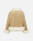 EP YAYING Fox Fur Short Coat EGKIAYQ01AT