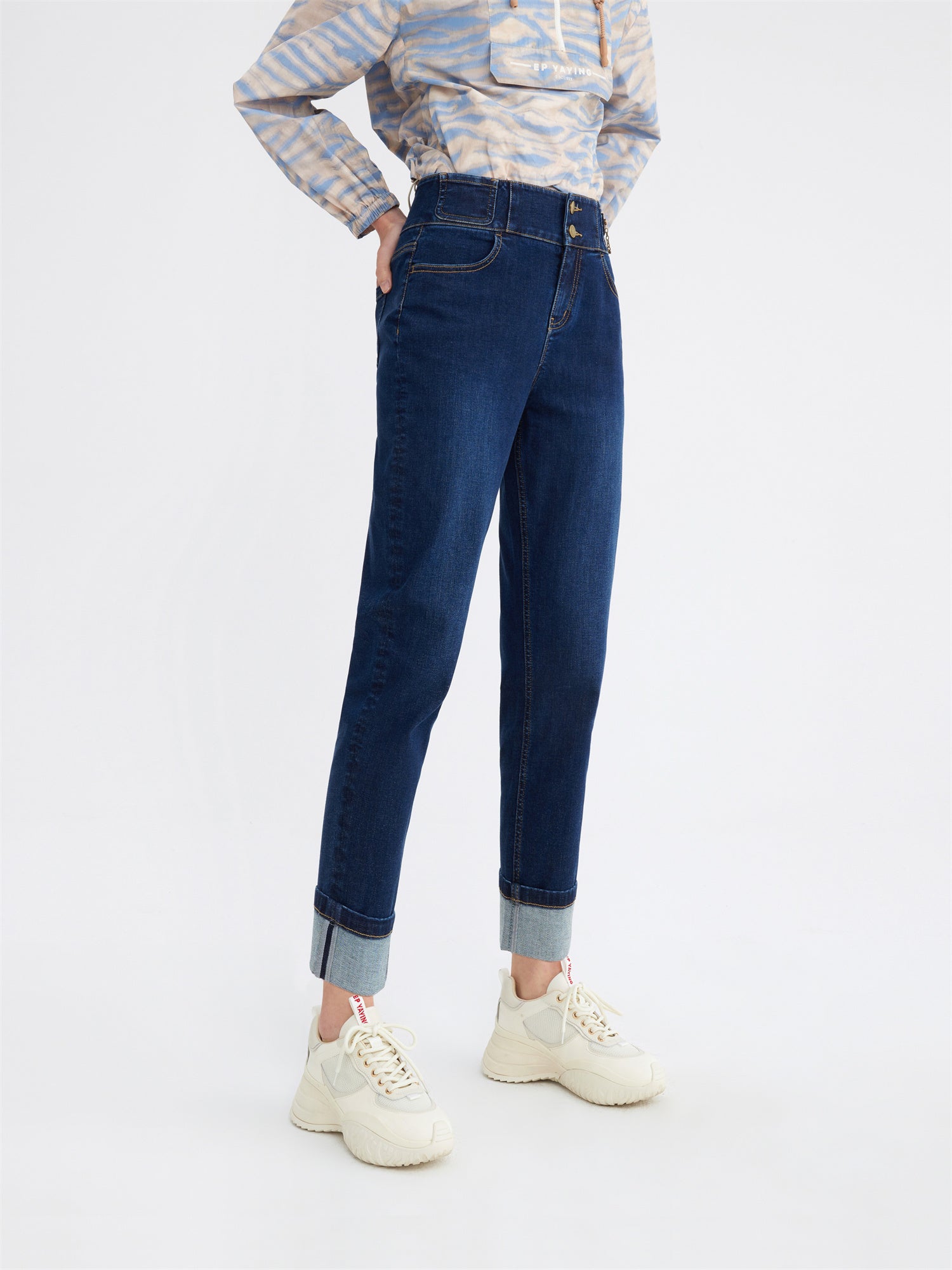 EP YAYING Straight Leg Pants