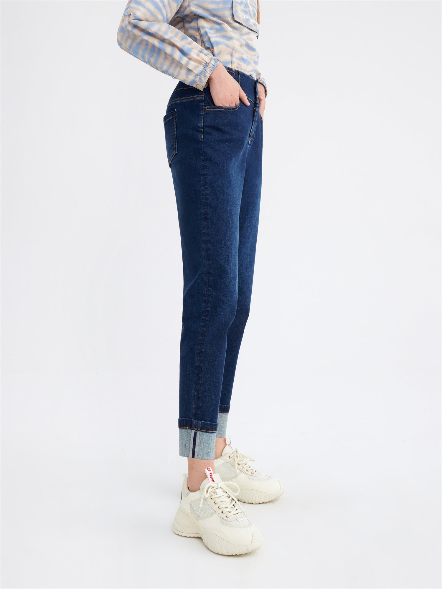 EP YAYING Straight Leg Pants