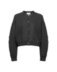EP YAYING Black Wool Loose Fit Jacket