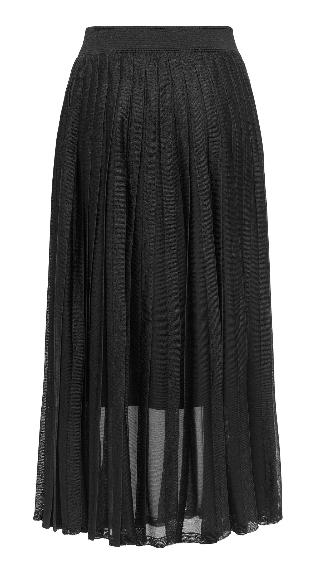 YAYING Embellished A-Line Pleated Midi Skirt