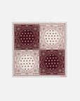 EP YAYING Qiannan Totem Reversible Dual-Tone Silk Lattice Scarf EAKPSW001AL