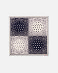 EP YAYING Qiannan Totem Reversible Dual-Tone Silk Lattice Scarf EAKPSW001AL