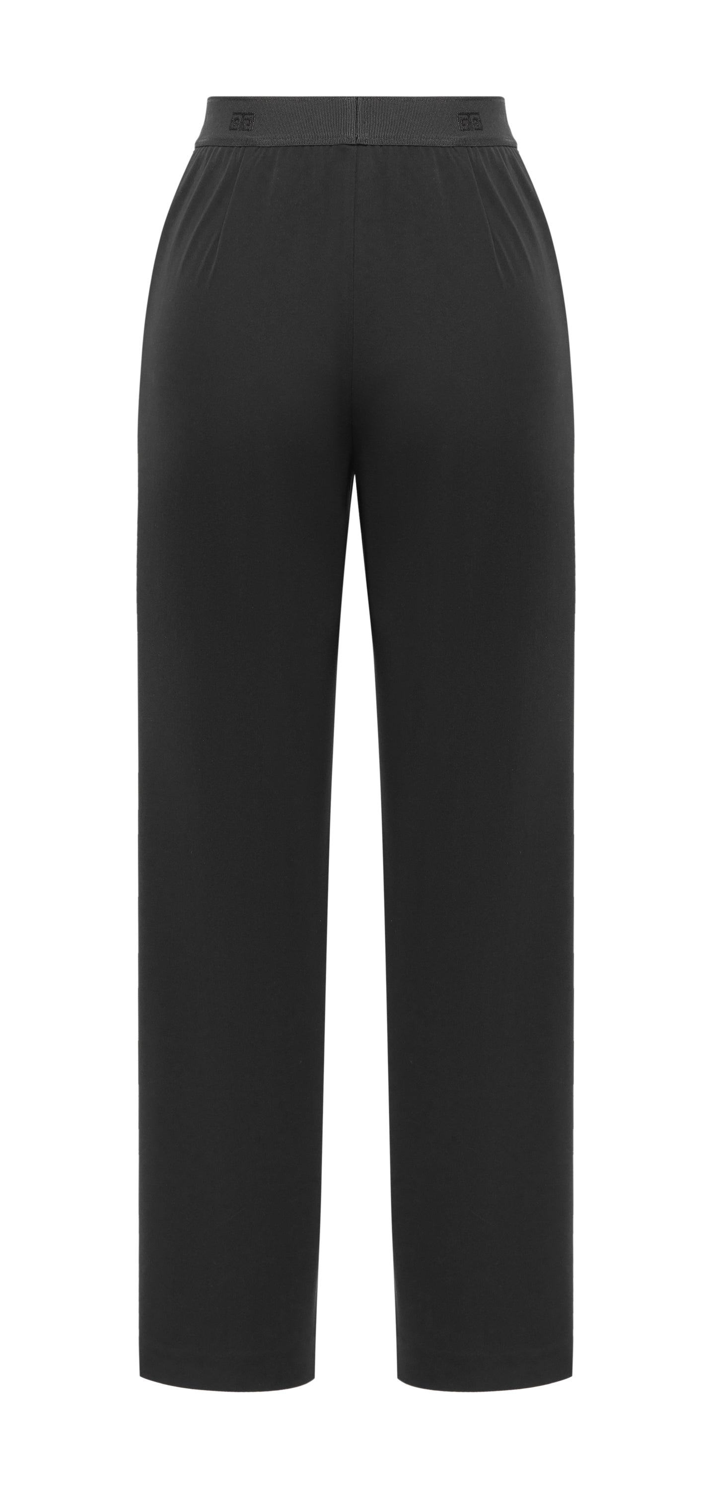YAYING Black Elastic Waist Trousers