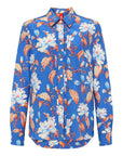 YAYING Blue Floral Shirt