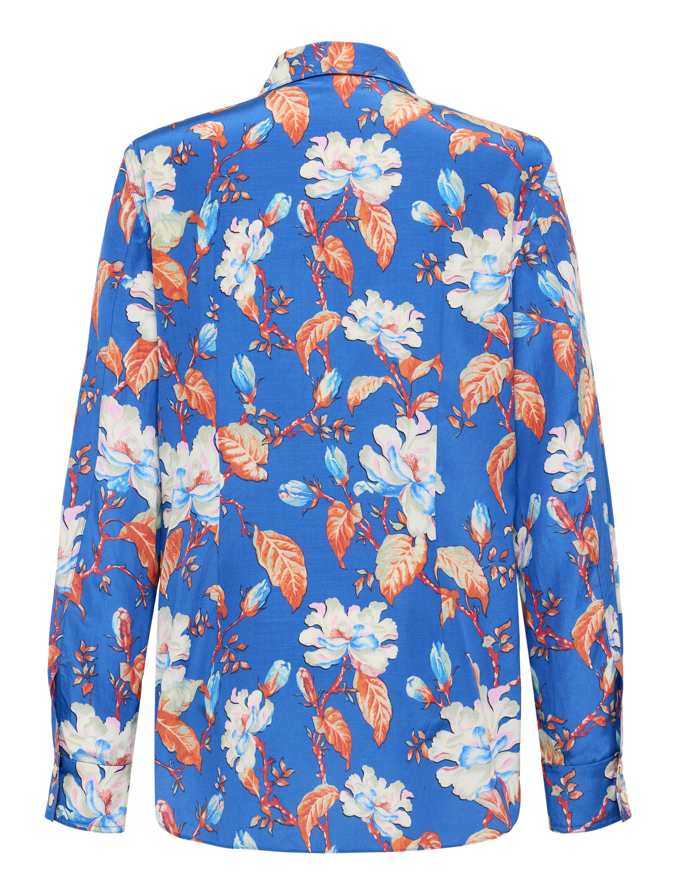 YAYING Blue Floral Shirt