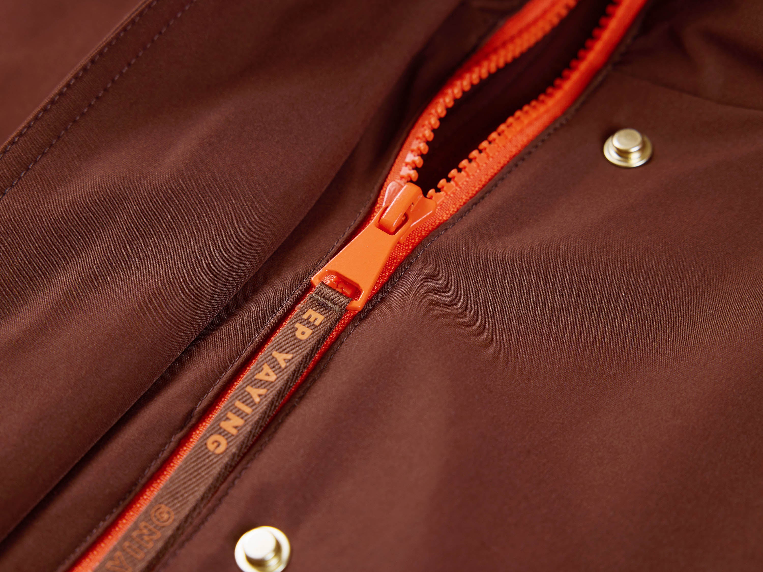 YAYING Orange Hooded Jacket