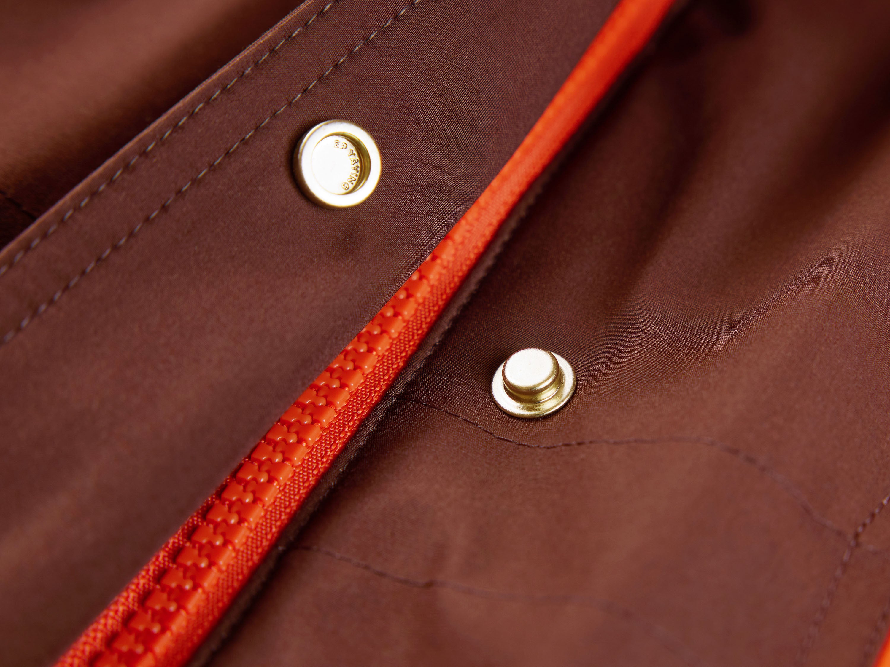 YAYING Orange Hooded Jacket