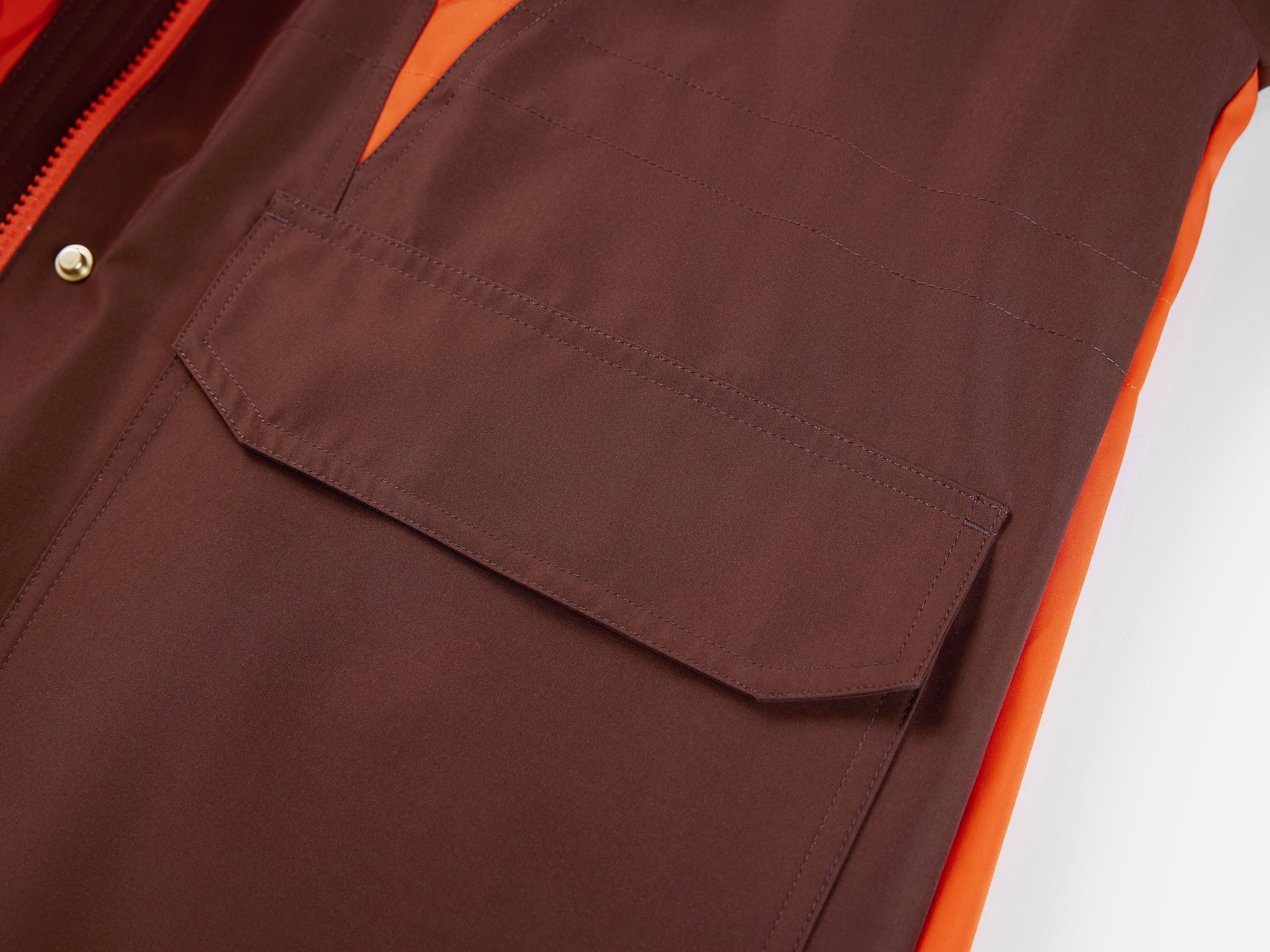 YAYING Orange Hooded Jacket