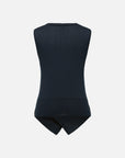 EP YAYING Minimalist Asymmetrical Hem Layered Tank Top