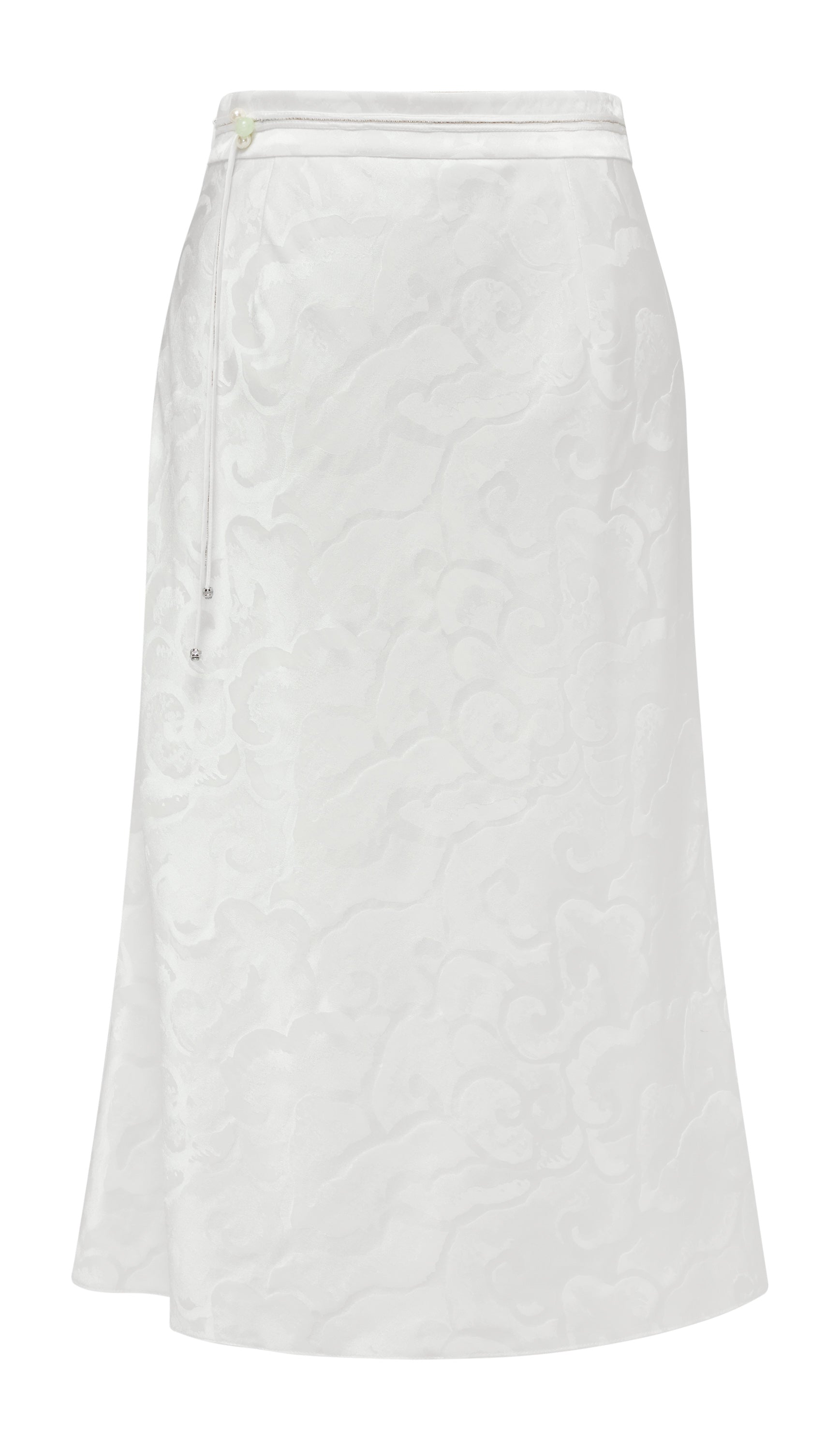 YAYING White Midi Skirt
