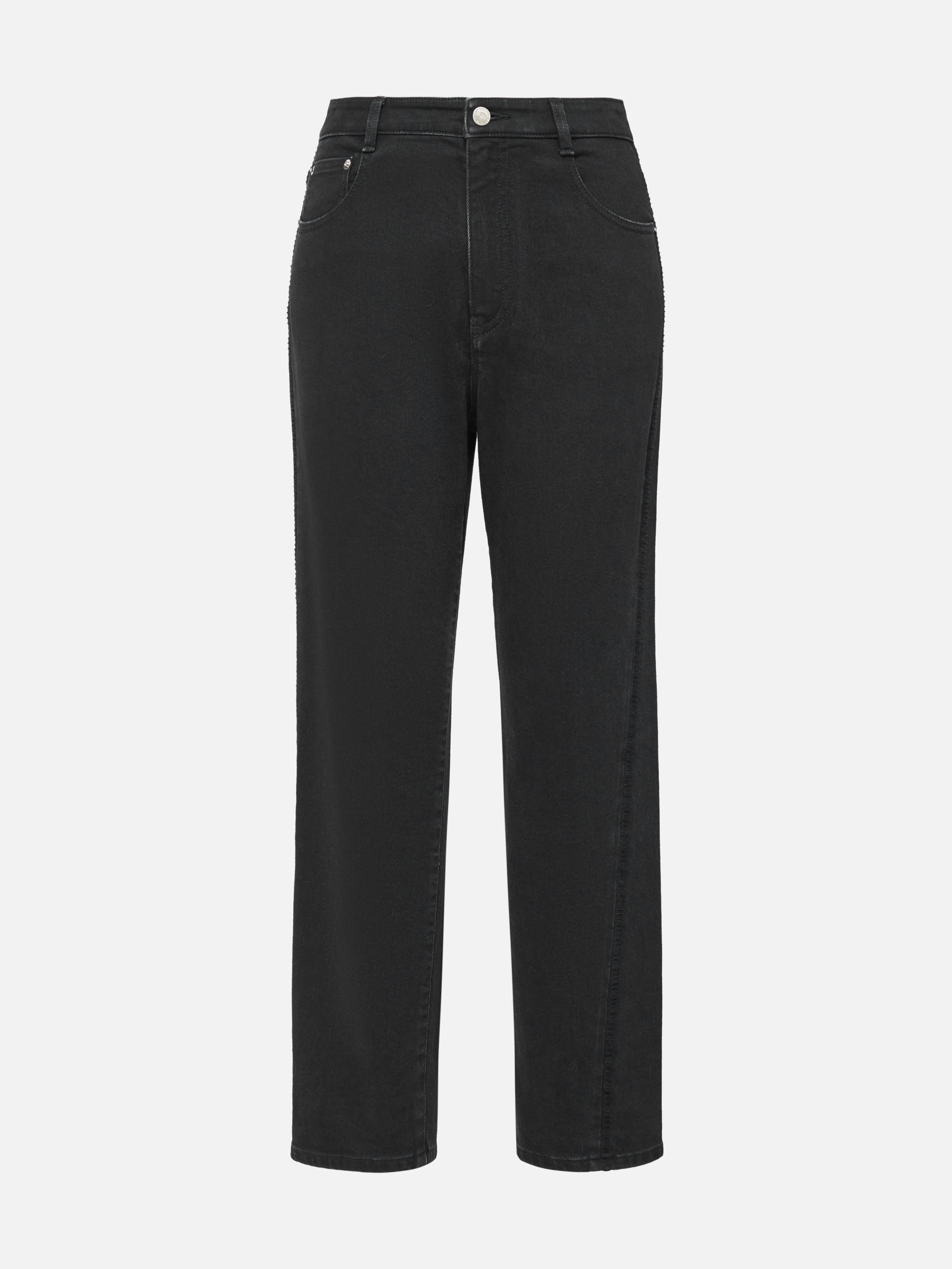 EP YAYING Black Straight Leg Pants