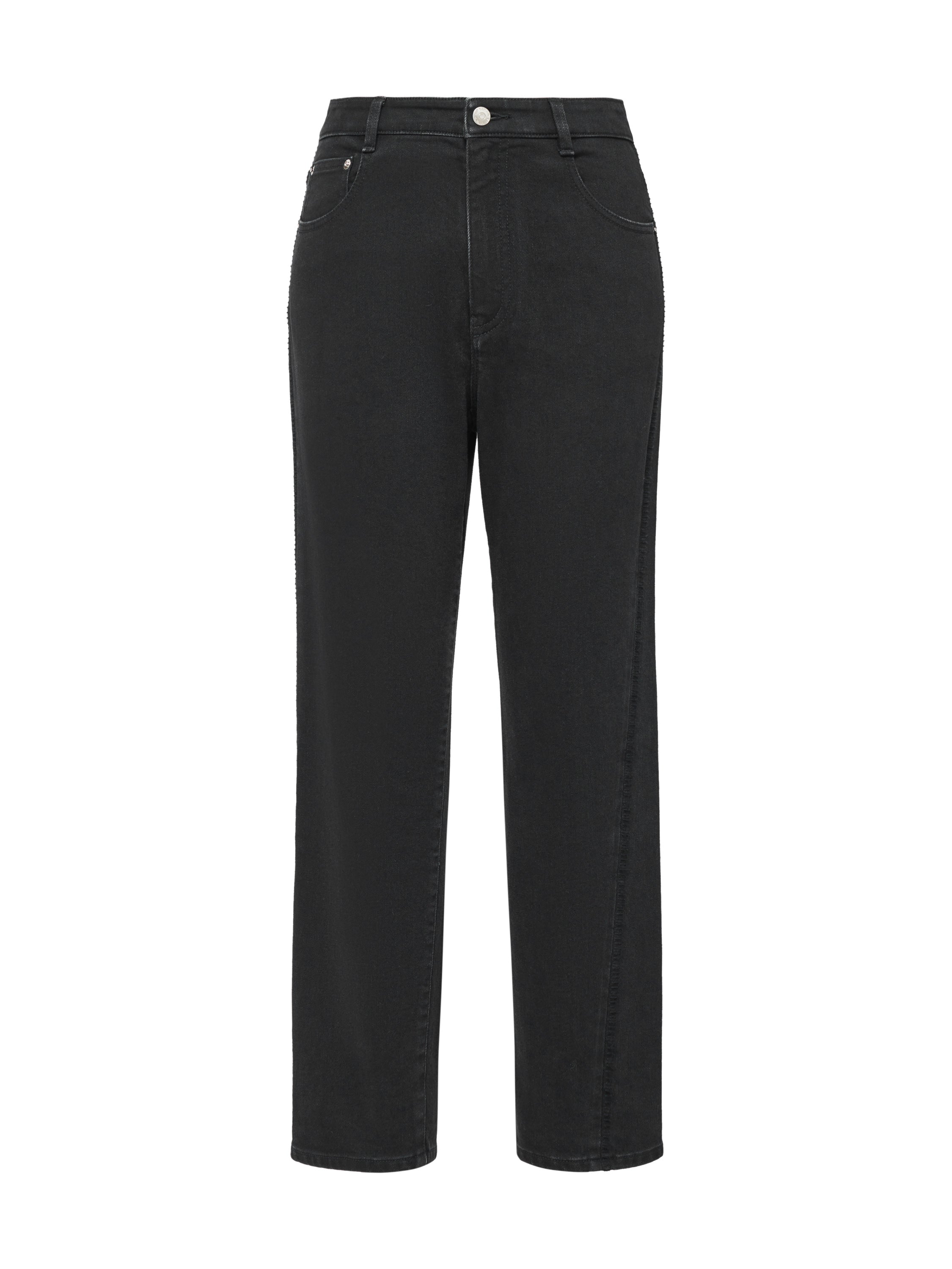 EP YAYING Black Straight Leg Pants