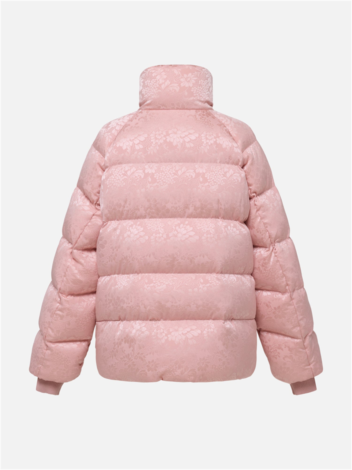 EP YAYING Silk Jacquard Down Coat EGKISY939AF