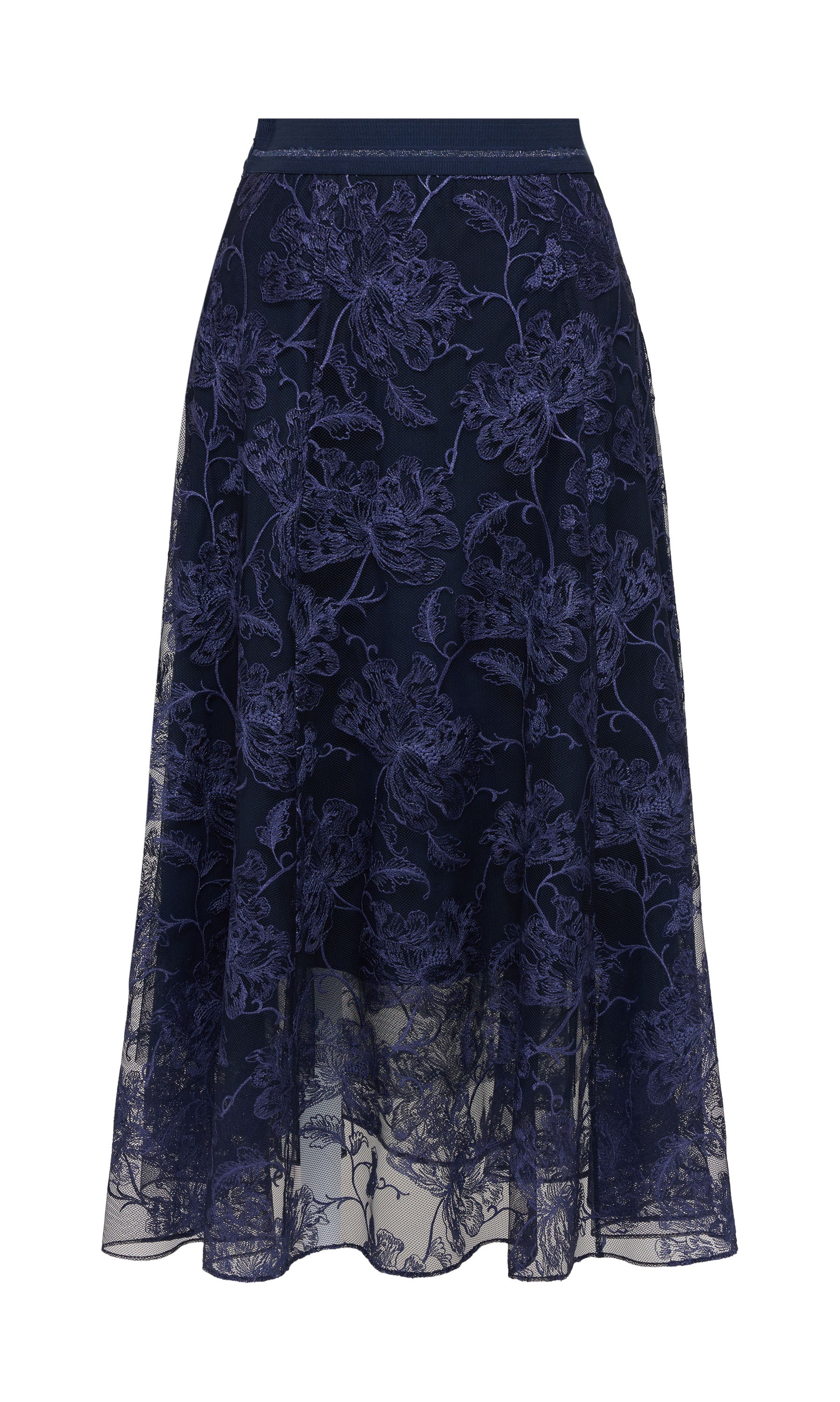 YAYING Navy Lace Skirt