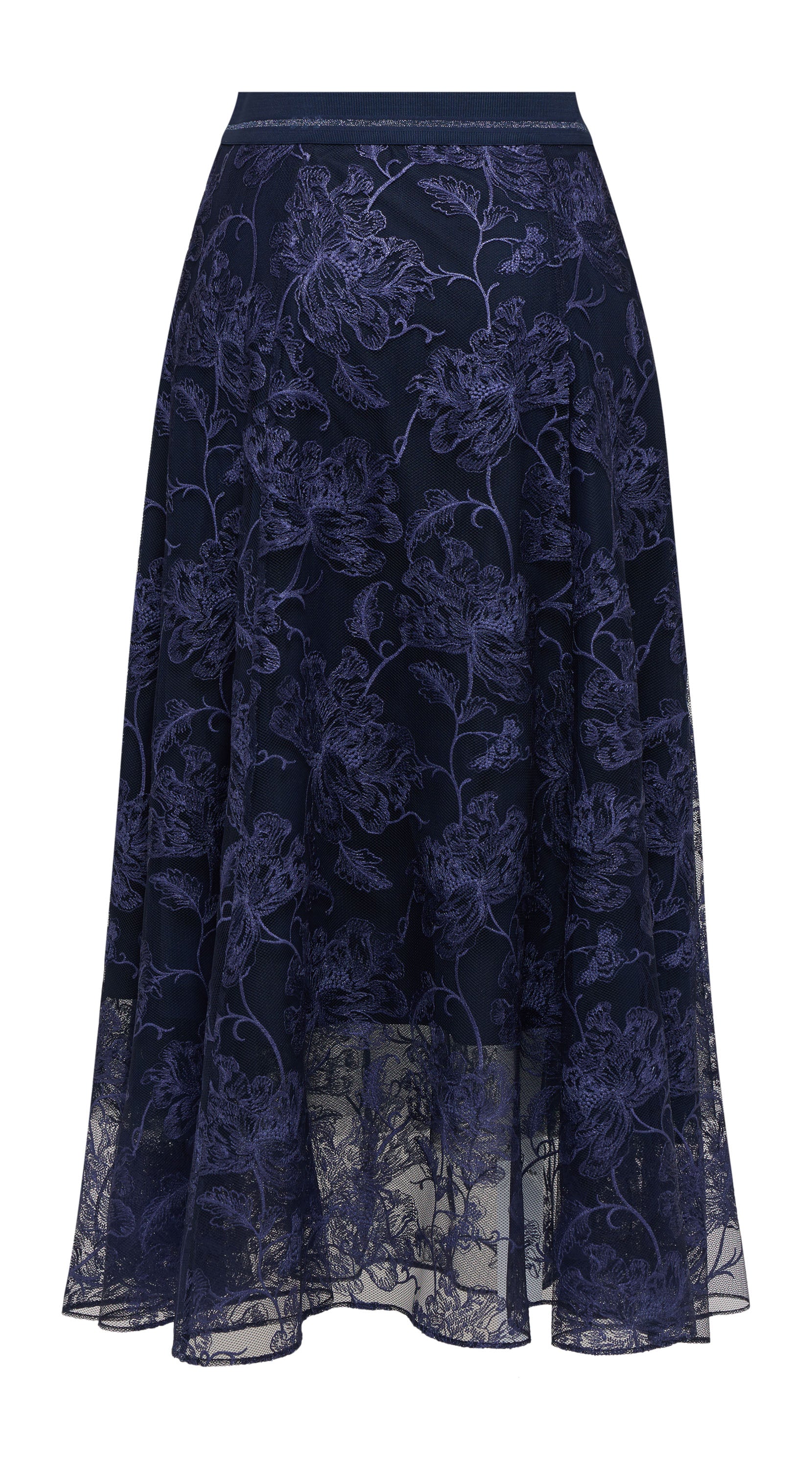 YAYING Navy Lace Skirt