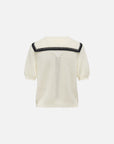 EP YAYING Short Sleeve Cotton Knitted Blazer Cardigan
