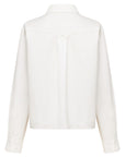 YAYING Short-cut silk cotton long-sleeved elegant collared shirt