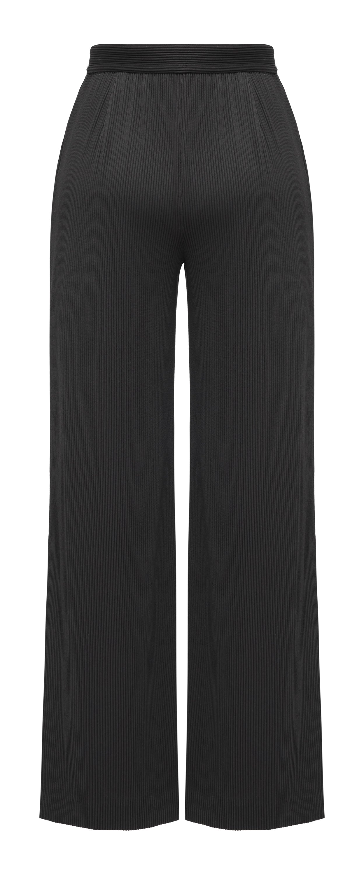 YAYING Black Straight-Leg Pants