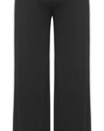 YAYING Black Straight-Leg Pants