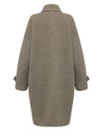 EP YAYING 100% wool stand-collar coat