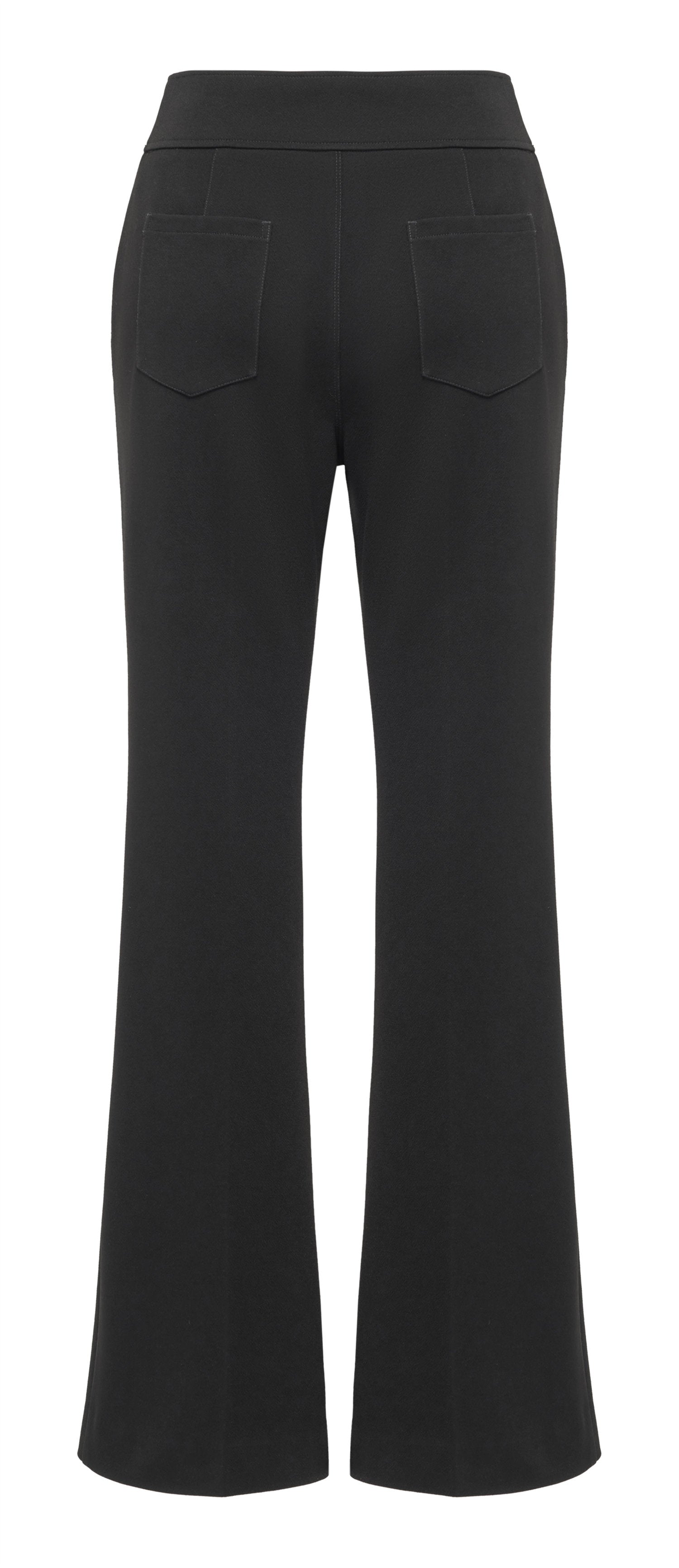 YAYING Acetate Straight Leg Flared Pants