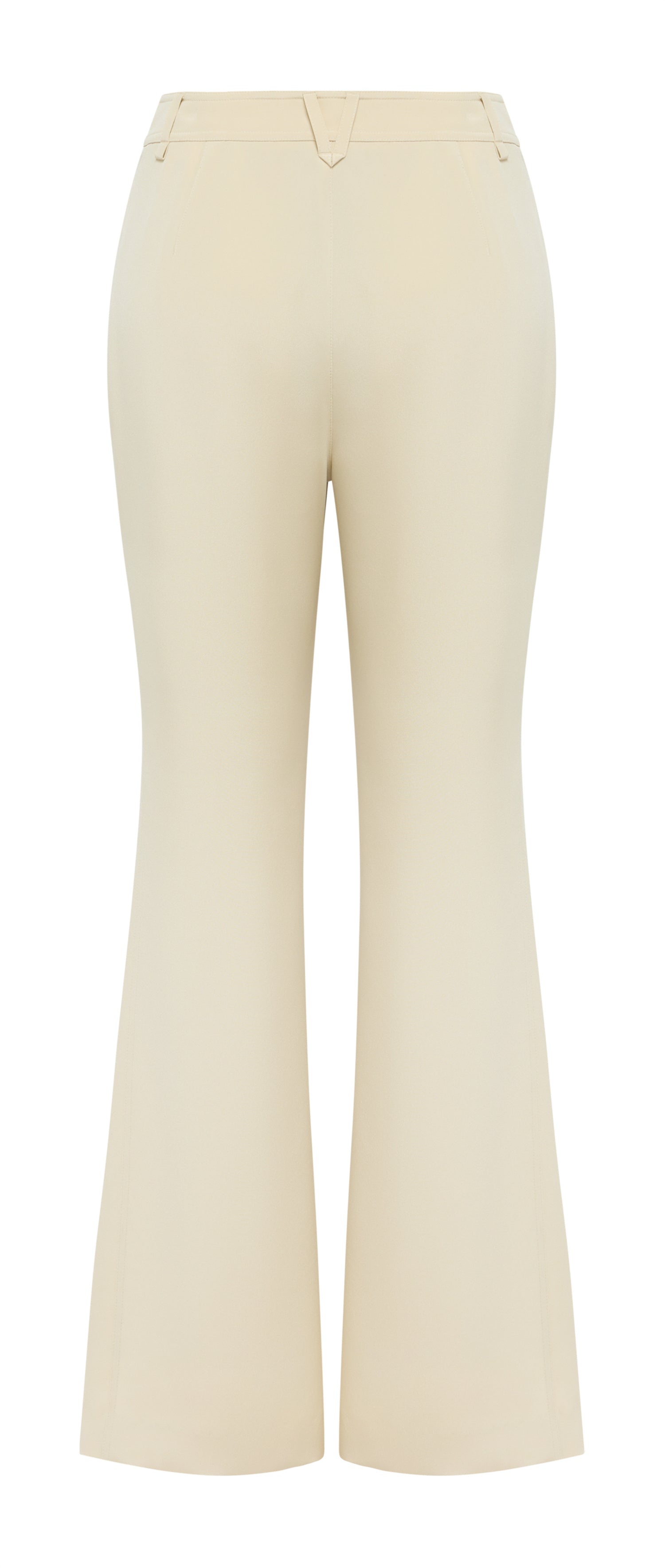 YAYING Silk Slim Flared Pants