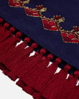 EP YAYING Imported Embroidered Beaded Scarf Shawl